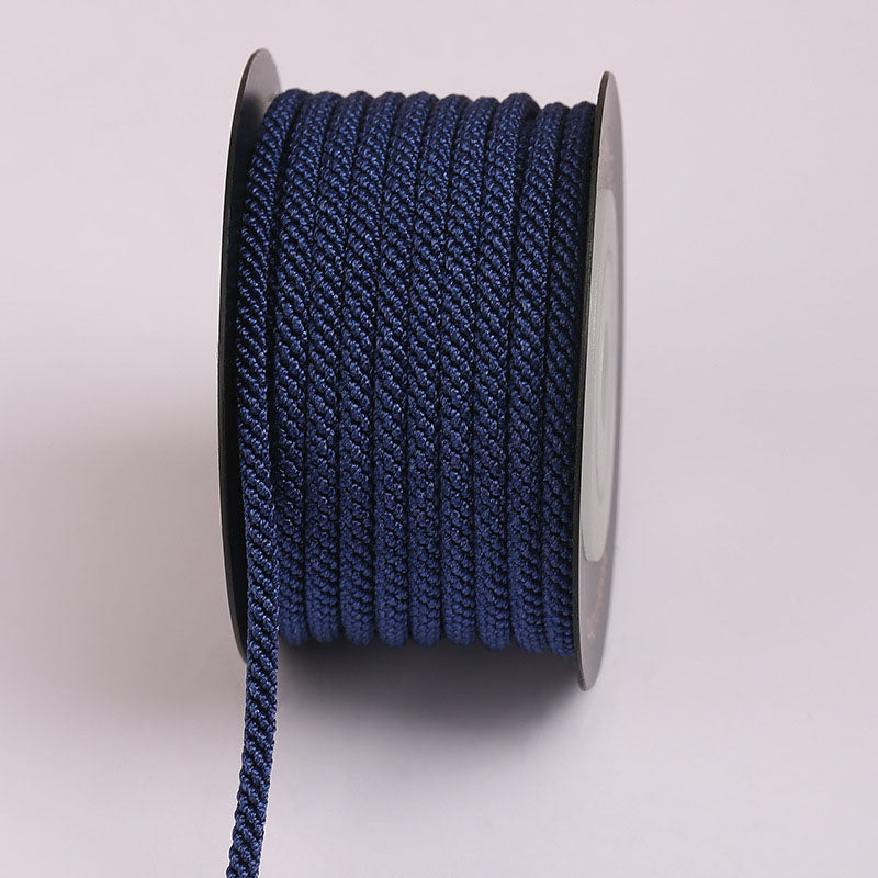 3.0mm Textured Corn Braided Rope for Handmade Jewelry Projects, Strong Nylon Cord for DIY Bracelets & Creative Crafts