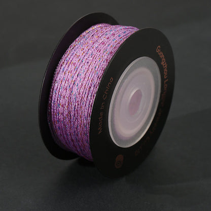 0.7mm Gradient Starry Nylon String for Bracelet Weaving and Decorative Craft Projects