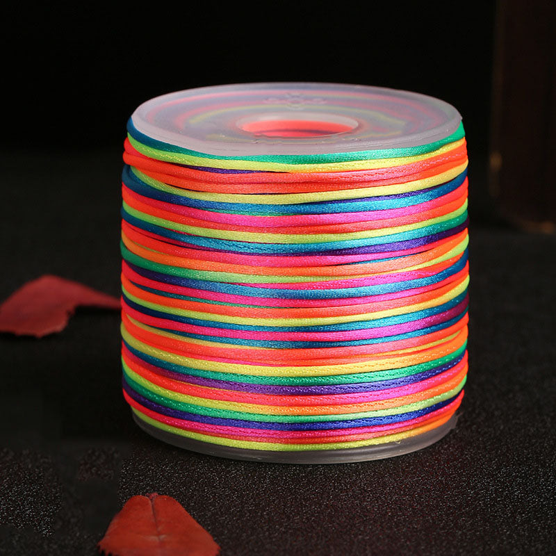 1.5mm Smooth Silk Finish Cord for Jewelry Braiding and Handwoven Accessories
