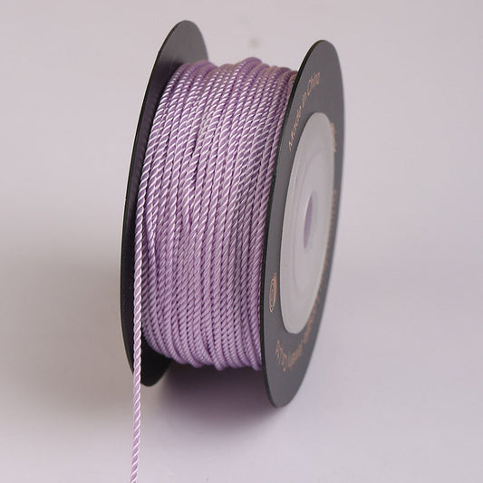1.0mm Jewelry Making Twisted Rope for DIY Craft Bracelets & Necklaces, Multi-Color Handwoven Cord for Accessories & Design Projects
