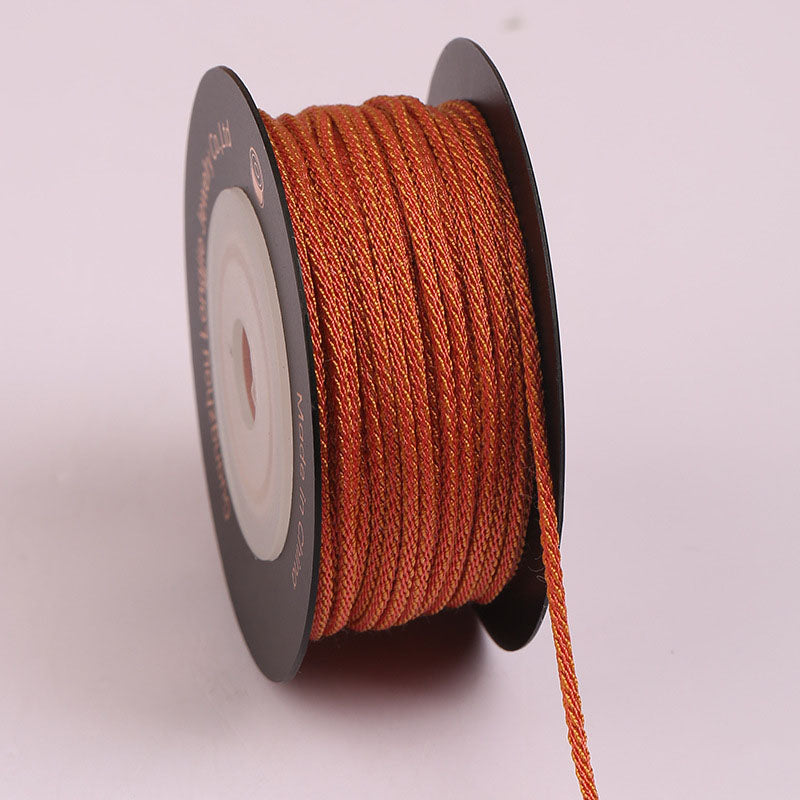 Decorative 1.5mm Dragon Beard Rope for Handmade Jewelry Projects, Square Polyester String for Bracelets, Necklaces & DIY Craftin