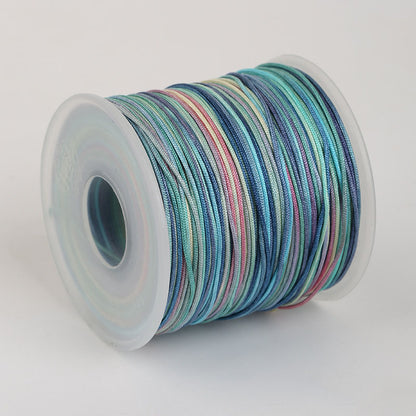 0.7mm Fine Nylon Thread with Mixed Colors for Knot Craft and Jewelry Assembly