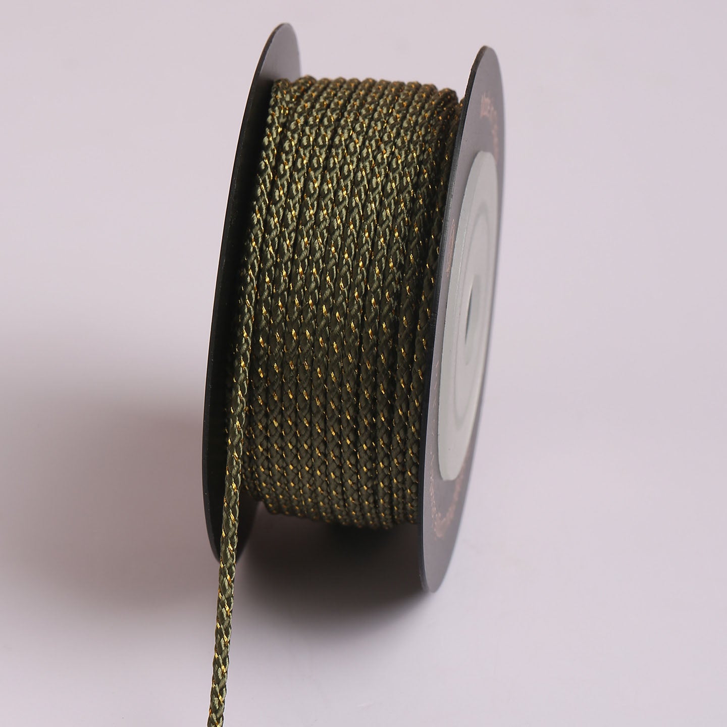 Decorative Metallic Braided Cord 1.5mm, DIY Jewelry String for Friendship Bracelets, Necklaces and Crafts
