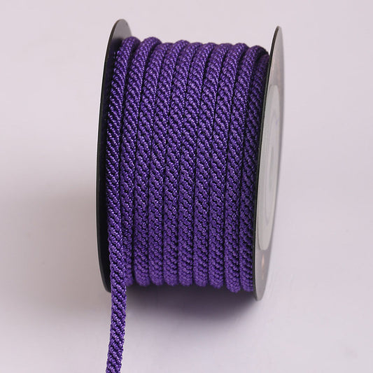 Durable 3mm Nylon Corn Cord for DIY Bracelet Making, Handwoven Jewelry String, Decorative Craft Rope in Multiple Colors