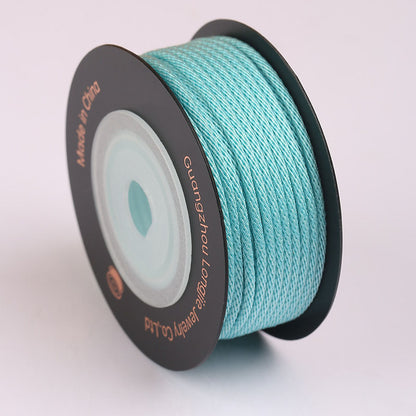 1.5mm Smooth Corn Pattern Craft Cord for Jewelry Projects, Polyester Braided String for DIY Bracelets, Necklaces & Handmade Accessories