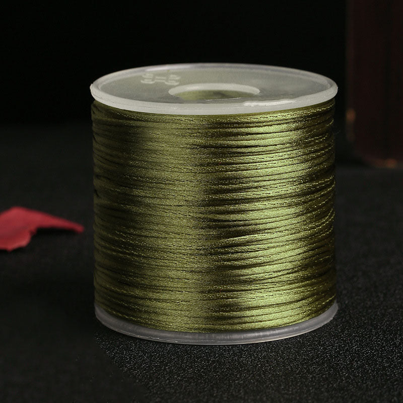 1.5mm Fine Braiding Cord for Handmade Ornaments, Bracelet Weaving & Pendant Making