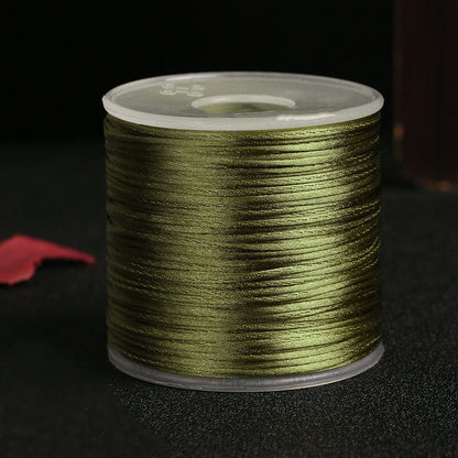 1.5mm Fine Braiding Cord for Handmade Ornaments, Bracelet Weaving & Pendant Making