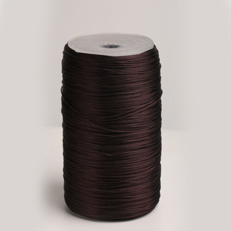 No.6 Ice Silk Jewelry Cord 2.0mm Braided String for Bracelet Craft, Necklace Design, Knot Weaving & Handmade Accessories