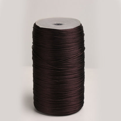 No.6 Ice Silk Jewelry Cord 2.0mm Braided String for Bracelet Craft, Necklace Design, Knot Weaving & Handmade Accessories