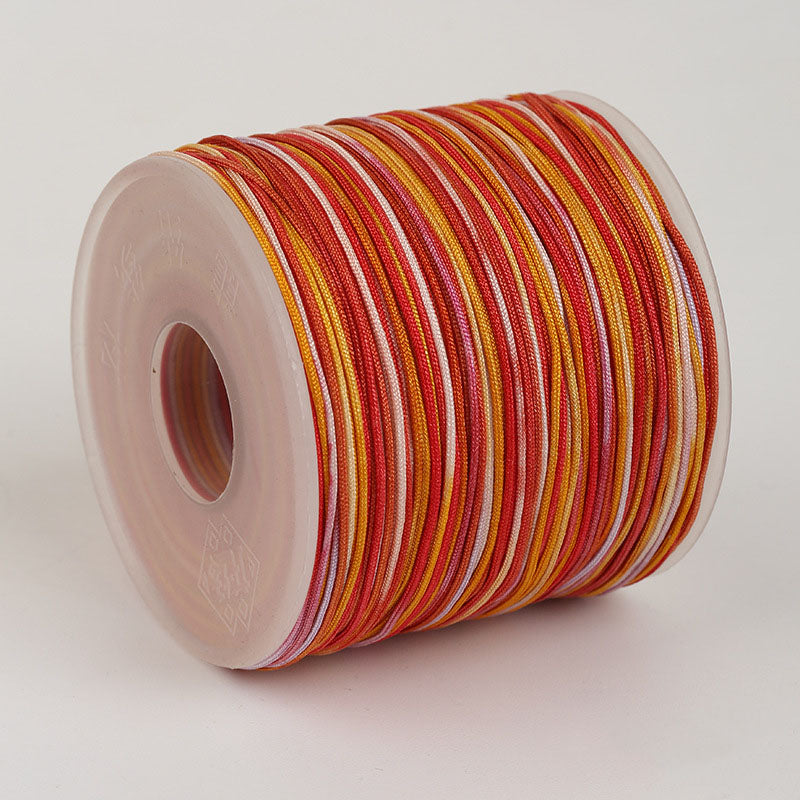 0.7mm Fine Nylon Thread with Mixed Colors for Knot Craft and Jewelry Assembly