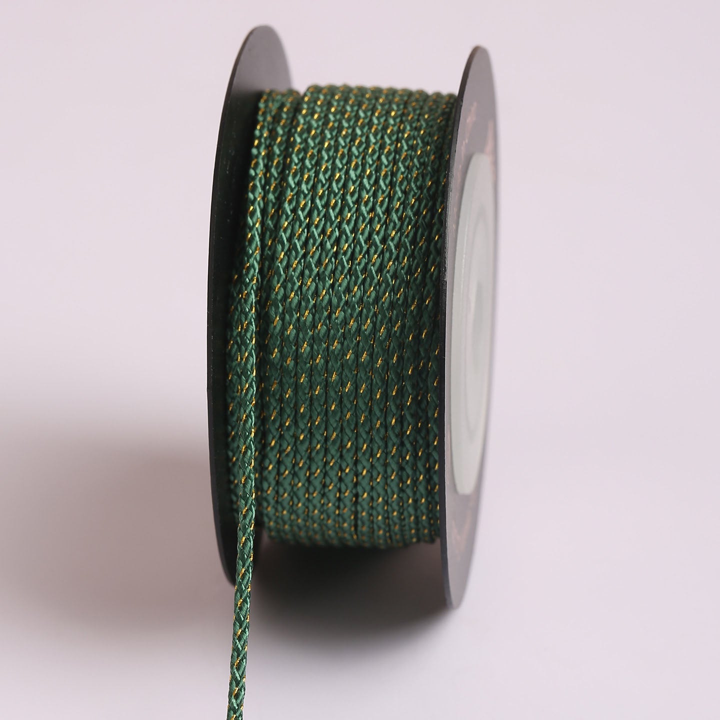 Decorative Metallic Braided Cord 1.5mm, DIY Jewelry String for Friendship Bracelets, Necklaces and Crafts