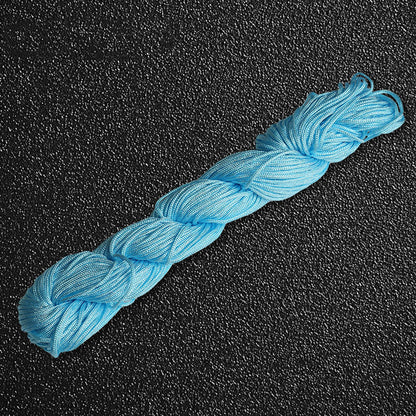 1mm Nylon Weaving String for Bracelet Crafting, Pendant Assembly and Ornamental Handmade Designs, Various Colors