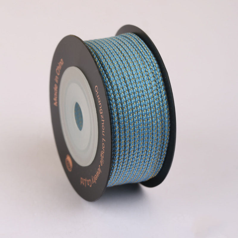 Starry 1.8mm Braided Jewelry Cord for Necklace Making, Ethnic Weaving Rope, DIY Bracelet Craft String & Decorative Accessories