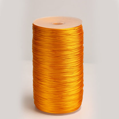 No.6 Ice Silk Jewelry Cord 2.0mm Braided String for Bracelet Craft, Necklace Design, Knot Weaving & Handmade Accessories