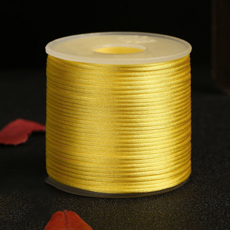 1.5mm Fine Braiding Cord for Handmade Ornaments, Bracelet Weaving & Pendant Making