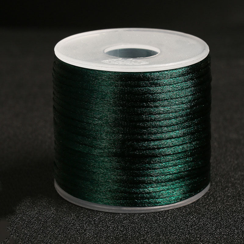 2mm Smooth Korean Silk Thread for Handcrafted Bracelets, Necklace Cords & Creative Knot Art
