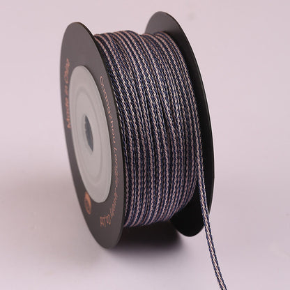 Decorative 1.5mm Dragon Beard Rope for Handmade Jewelry Projects, Square Polyester String for Bracelets, Necklaces & DIY Craftin