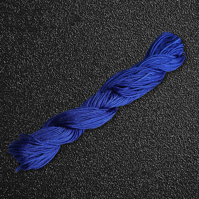 1mm Nylon Weaving String for Bracelet Crafting, Pendant Assembly and Ornamental Handmade Designs, Various Colors