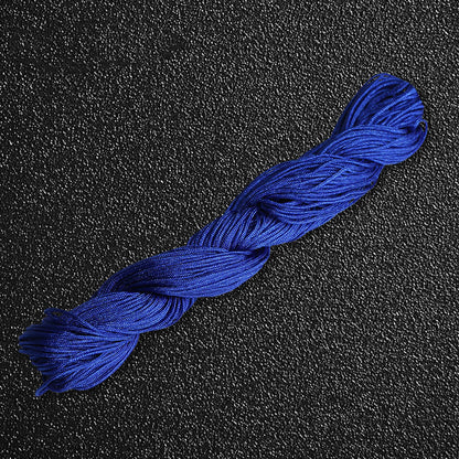1mm Nylon Weaving String for Bracelet Crafting, Pendant Assembly and Ornamental Handmade Designs, Various Colors