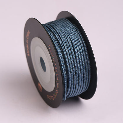 Soft Polyester Eight-Strand Cord 1.5mm, Individually Wrapped Craft Braiding String for Jewelry Design, Bracelet Making & DIY Creations