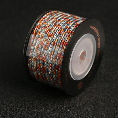 Thick 3.5mm Woven Craft Cord for Jewelry Making & Hand Knotted Accessories, DIY Decorative Rope for Creative Use