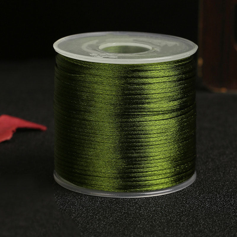 1.5mm Fine Braiding Cord for Handmade Ornaments, Bracelet Weaving & Pendant Making