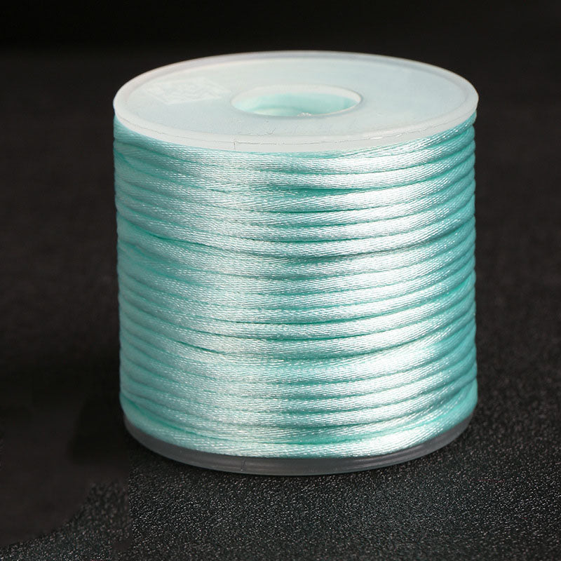 2mm Smooth Korean Silk Thread for Handcrafted Bracelets, Necklace Cords & Creative Knot Art