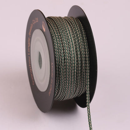 Decorative 1.5mm Dragon Beard Rope for Handmade Jewelry Projects, Square Polyester String for Bracelets, Necklaces & DIY Craftin