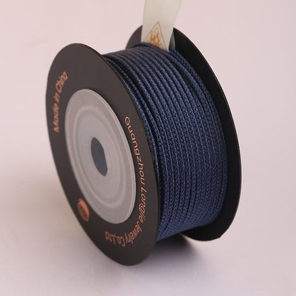 Soft Polyester Eight-Strand Cord 1.5mm, Individually Wrapped Craft Braiding String for Jewelry Design, Bracelet Making & DIY Creations