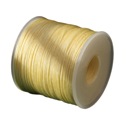0.7mm Nylon Craft String for Jewelry Making, Braided DIY Cord for Chinese Knot & Handmade Accessories