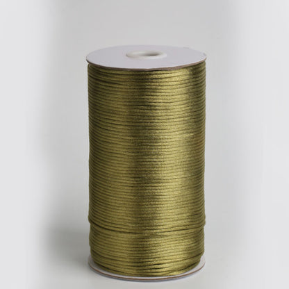 2.5mm Chinese Knot Nylon Cord Craft Rope – Braided Jewelry String for DIY Bracelet Making, Necklace Design, Beading & Handmade Art Projects