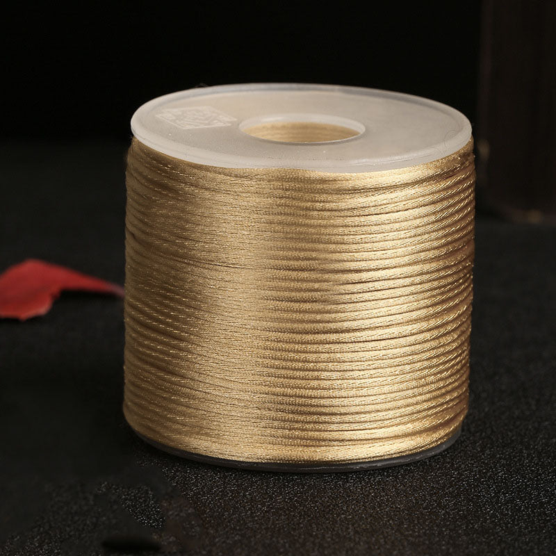 1.5mm Fine Braiding Cord for Handmade Ornaments, Bracelet Weaving & Pendant Making