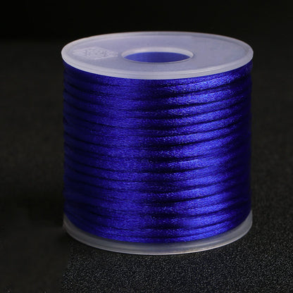 2mm Smooth Korean Silk Thread for Handcrafted Bracelets, Necklace Cords & Creative Knot Art