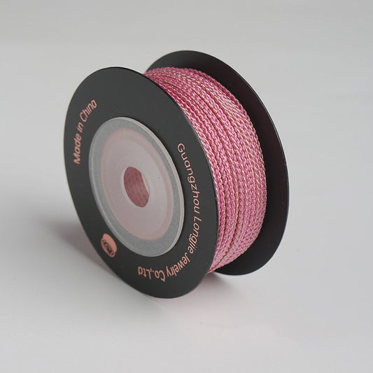 1.2mm Relief Pattern Craft Cord for Jewelry Making & Decorative Braiding, Handmade DIY Rope, Color Variants Available