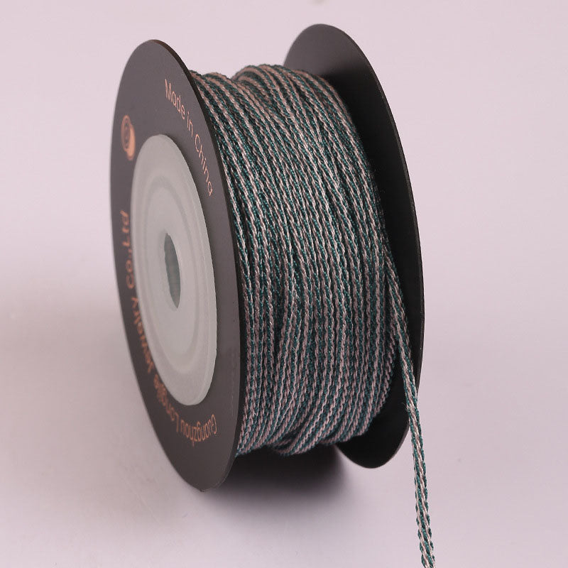 Decorative 1.5mm Dragon Beard Rope for Handmade Jewelry Projects, Square Polyester String for Bracelets, Necklaces & DIY Craftin