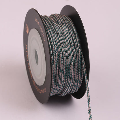 Decorative 1.5mm Dragon Beard Rope for Handmade Jewelry Projects, Square Polyester String for Bracelets, Necklaces & DIY Craftin