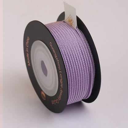 Soft Polyester Eight-Strand Cord 1.5mm, Individually Wrapped Craft Braiding String for Jewelry Design, Bracelet Making & DIY Creations