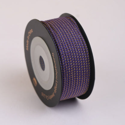 Starry 1.8mm Braided Jewelry Cord for Necklace Making, Ethnic Weaving Rope, DIY Bracelet Craft String & Decorative Accessories