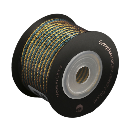 3mm Artisan Braiding Cord, Multi-Color Woven Rope for Handmade Fashion Jewelry & Creative Designs