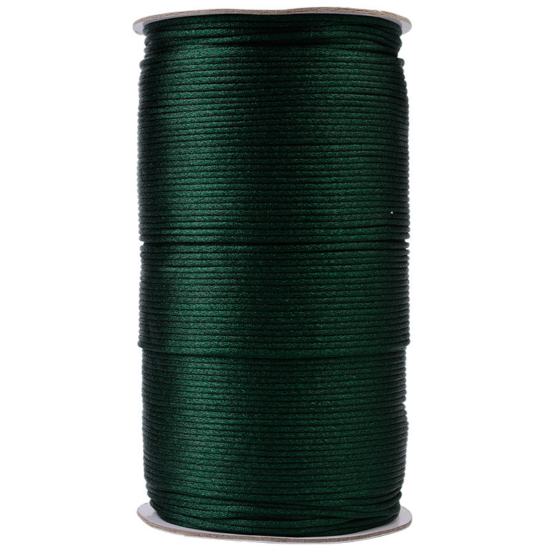 No.6 Ice Silk Jewelry Cord 2.0mm Braided String for Bracelet Craft, Necklace Design, Knot Weaving & Handmade Accessories