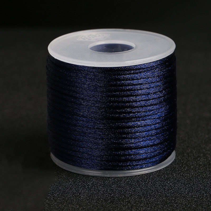 2mm Smooth Korean Silk Thread for Handcrafted Bracelets, Necklace Cords & Creative Knot Art
