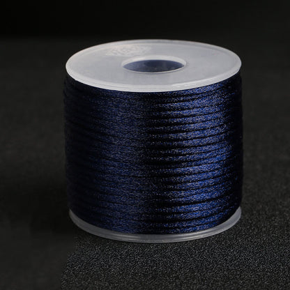 2mm Smooth Korean Silk Thread for Handcrafted Bracelets, Necklace Cords & Creative Knot Art