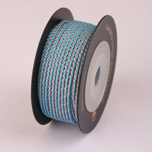 DIY Jewelry Cord 1.5mm Dragon Scale Style Rope, Bracelet & Necklace Making String, Polyester Craft Thread in Multiple Colors