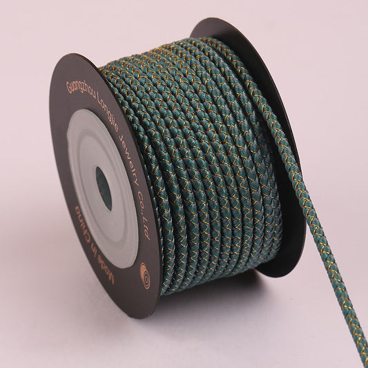 Mini Dragon Scale 2.5mm Braided Rope for Jewelry DIY, Rigid Craft String for Handwoven Accessories, Multiple Colors Available