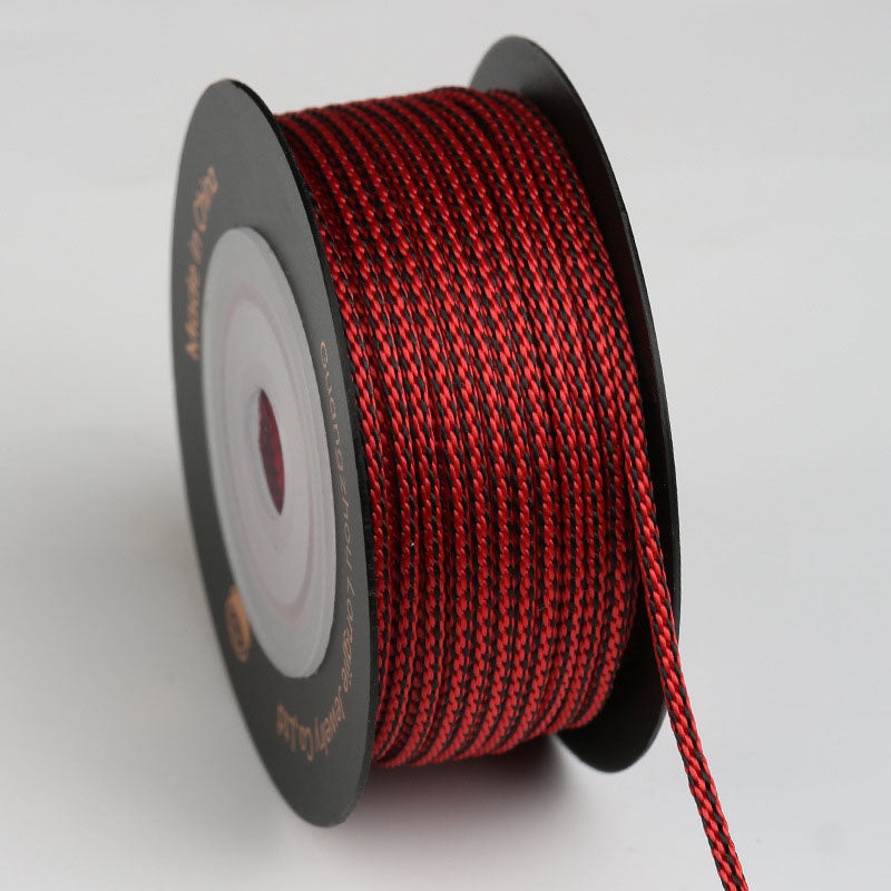 1.5mm Dragon Beard Style Braided String for Handmade Jewelry, DIY Wristband & Pendant Making, Traditional Weaving Craft Cord