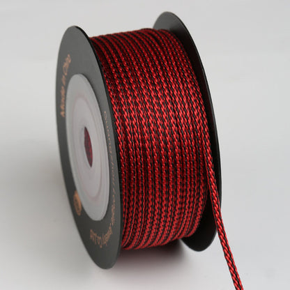 1.5mm Dragon Beard Style Braided String for Handmade Jewelry, DIY Wristband & Pendant Making, Traditional Weaving Craft Cord