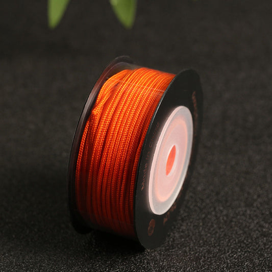 1.5mm Decorative Nylon Cord, Multi-Color Craft Thread for Handmade Jewelry, Bracelet Weaving & Knotting Art, EU Dyed Yarn