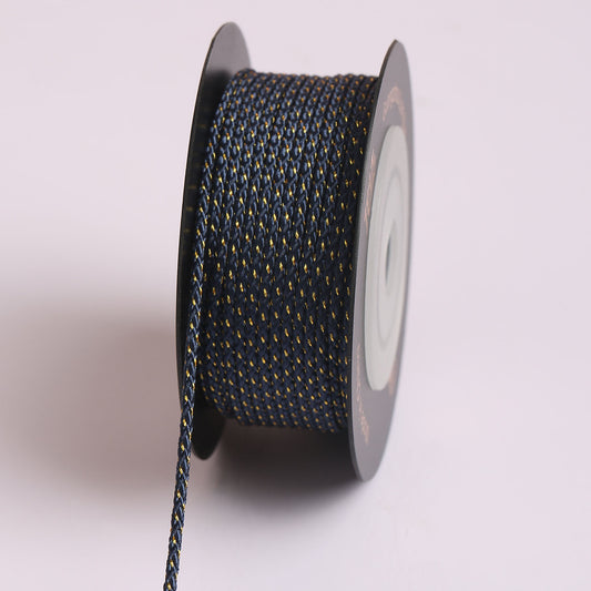 1.5mm Lurex Mambo Weaving Cord for Handmade Accessories, Jewelry Braiding Thread, Multi-Color Options