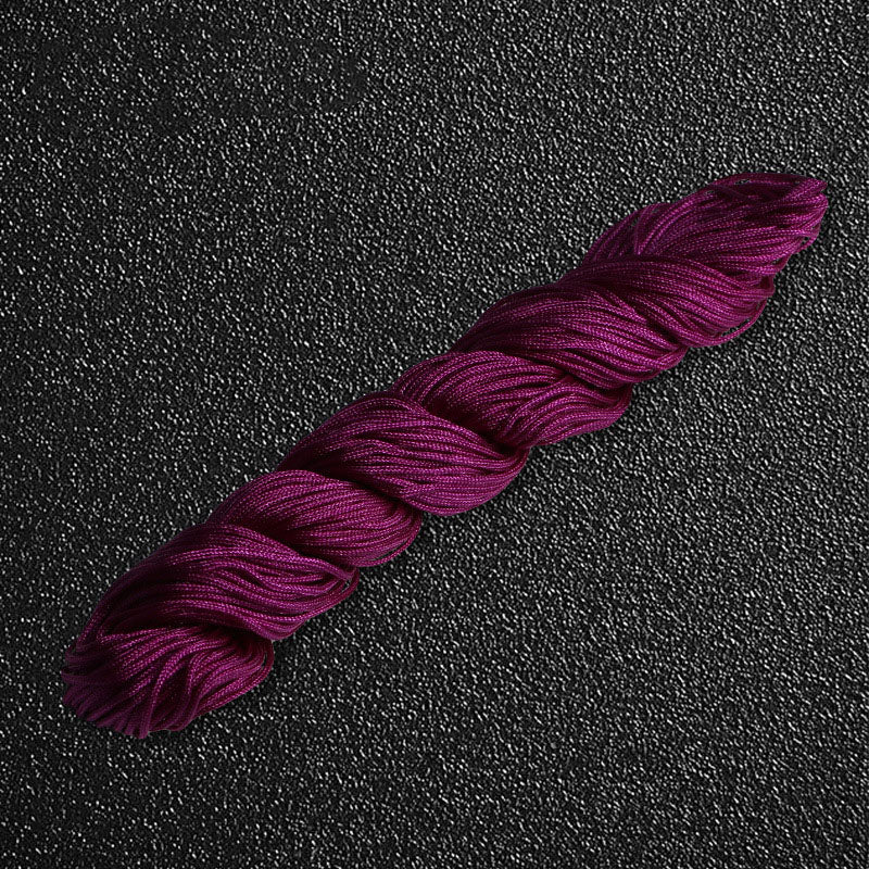 1mm Decorative Nylon Thread for Knot Art, Jewelry Construction and DIY Braided Accessories, Multiple Shades
