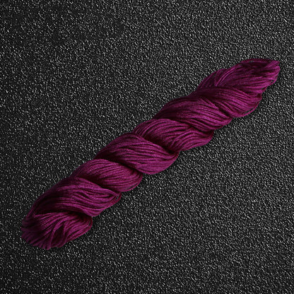 1mm Decorative Nylon Thread for Knot Art, Jewelry Construction and DIY Braided Accessories, Multiple Shades